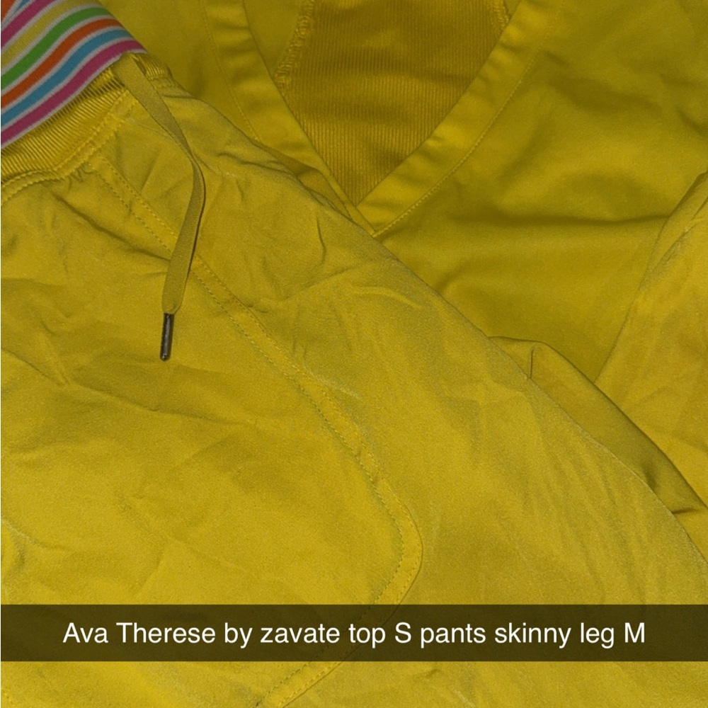 Women's Vibrant Yellow Top and Pants Set